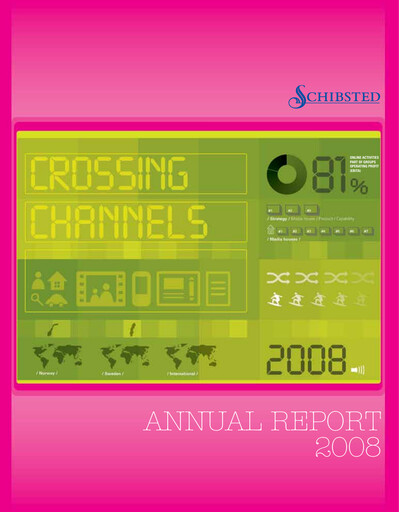 Thumbnail Schibsted Annual Report 2008