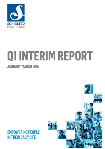 Thumbnail Schibsted Quarterly Report 2015-q1