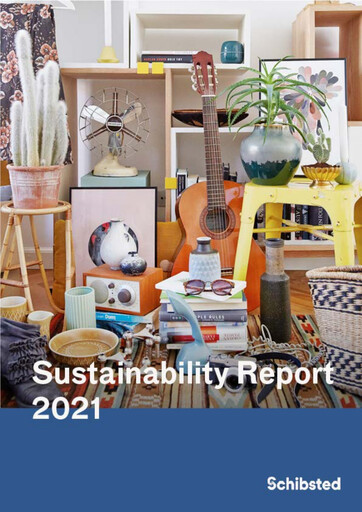 Thumbnail Schibsted Sustainability Report 2021