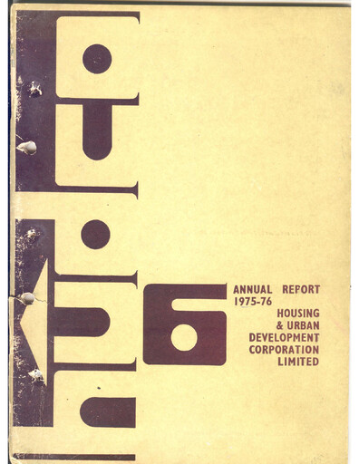 Thumbnail Hudco Annual Report 1975-1976