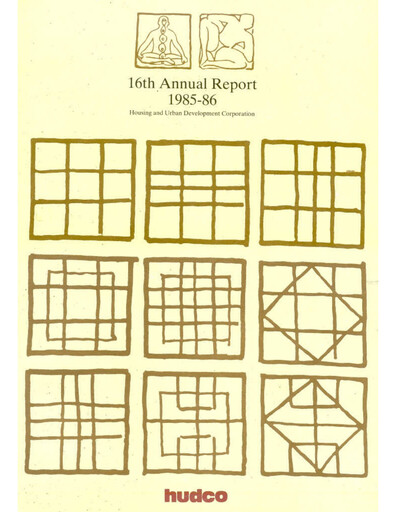 Thumbnail Hudco Annual Report 1985-1986