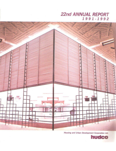Thumbnail Hudco Annual Report 1991-1992