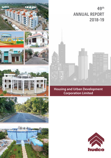 Thumbnail Hudco Annual Report 2018-2019