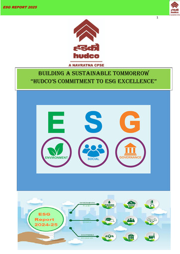 Thumbnail Hudco ESG Report 2024-2025
