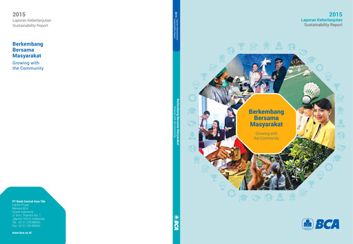Thumbnail Bank Central Asia
 Sustainability Report 2015