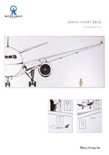 Thumbnail Monex Group Annual Report 2012