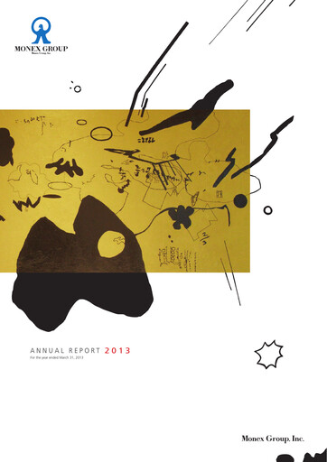 Thumbnail Monex Group Annual Report 2013