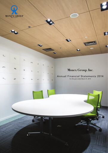 Thumbnail Monex Group Financial Statement fy2014