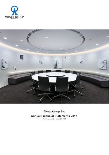 Thumbnail Monex Group Financial Statement fy2017