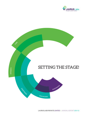 Thumbnail Laurus Labs
 Annual Report 2014-2015