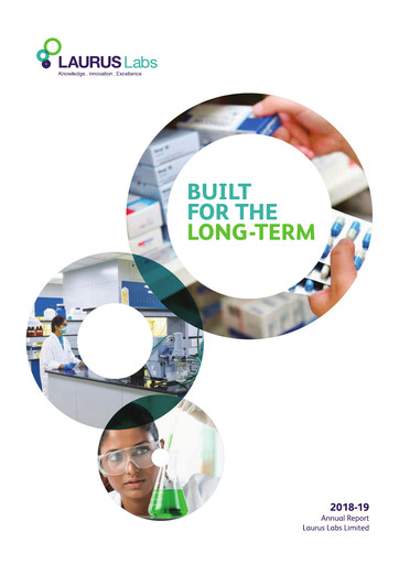 Thumbnail Laurus Labs
 Annual Report 2018-2019