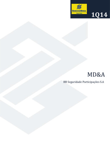 Miniature BB Seguridade Participações Rapport trimestriel 2014-q1