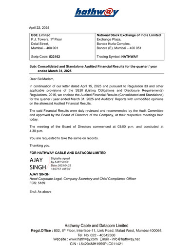 Thumbnail Hathway Quarterly Report 2025-q4