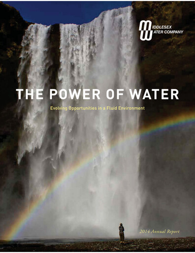 Thumbnail Middlesex Water Company
 Annual Report 2014