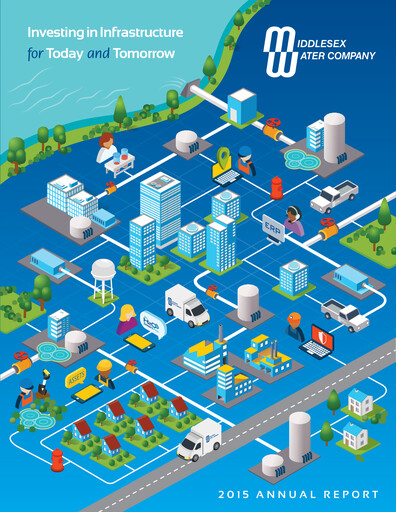 Thumbnail Middlesex Water Company
 Annual Report 2015