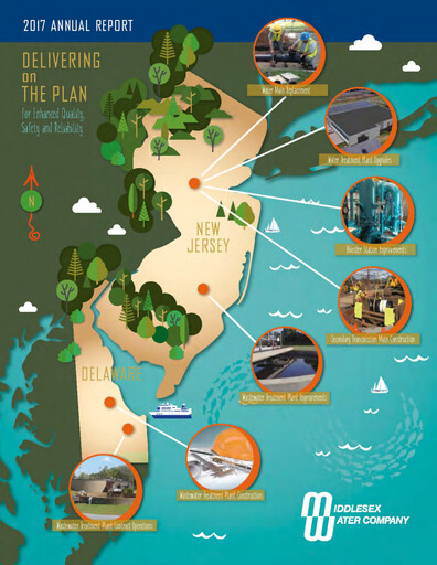 Thumbnail Middlesex Water Company
 Annual Report 2017