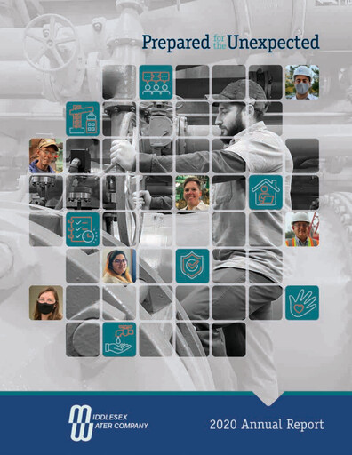 Thumbnail Middlesex Water Company
 Annual Report 2020