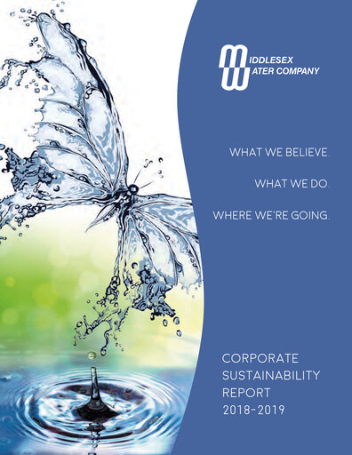 Thumbnail Middlesex Water Company
 Sustainability Report 2018-2019