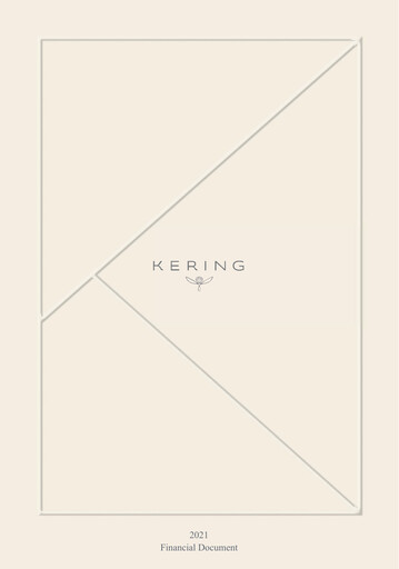 Miniature Kering
 Rapport financier 2021