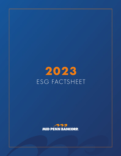 Thumbnail Mid Penn Bancorp ESG Report 2022