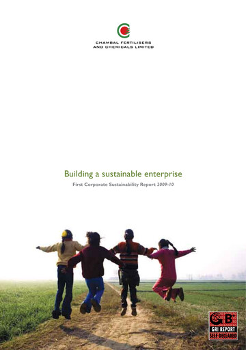Vorschaubild Chambal Fertilisers
 Nachhaltigkeitsbericht 2009-2010