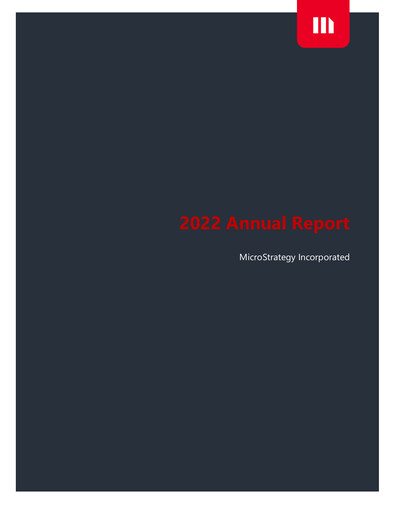Thumbnail Strategy 
 (MicroStrategy) Annual Report 2022