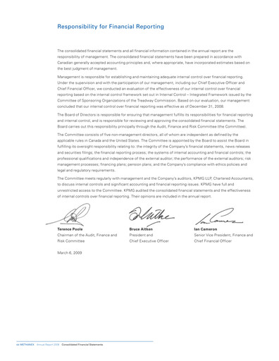 Vorschaubild Methanex Finanzmitteilung 2008