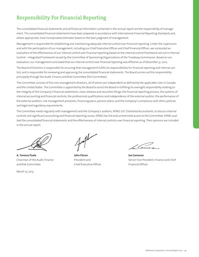 Vorschaubild Methanex Finanzmitteilung 2012