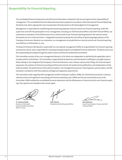 Vorschaubild Methanex Finanzmitteilung 2013