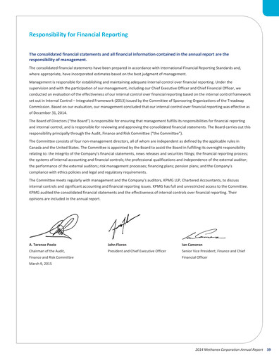 Vorschaubild Methanex Finanzmitteilung 2014