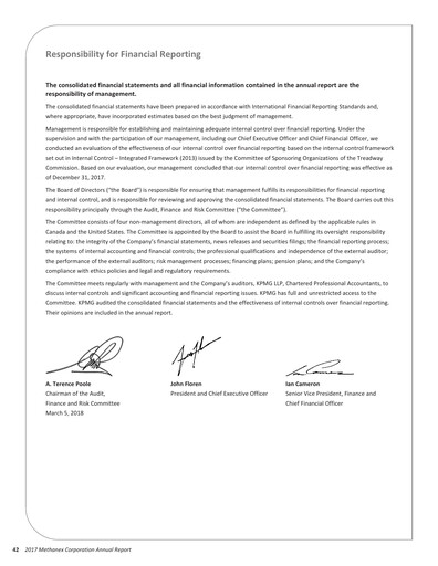 Vorschaubild Methanex Finanzmitteilung 2017