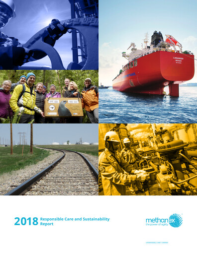 Thumbnail Methanex Sustainability Report 2018
