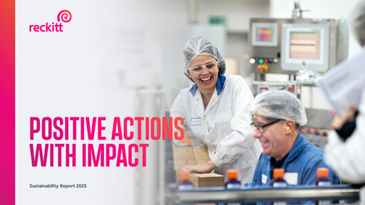 Thumbnail Reckitt Benckiser
 Sustainability Report 2025
