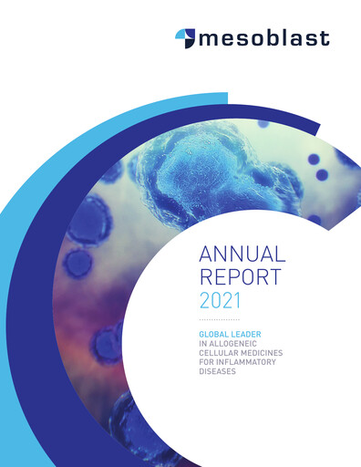 Miniature Mesoblast
 Rapport annuel 2021