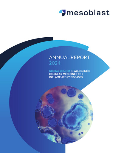 Miniature Mesoblast
 Rapport annuel 2024
