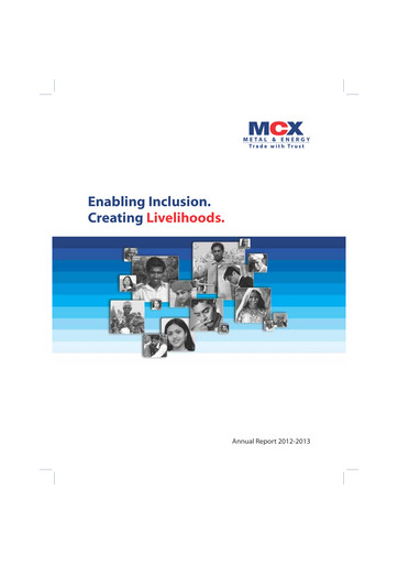 Thumbnail Multi Commodity Exchange Annual Report 2012-2013