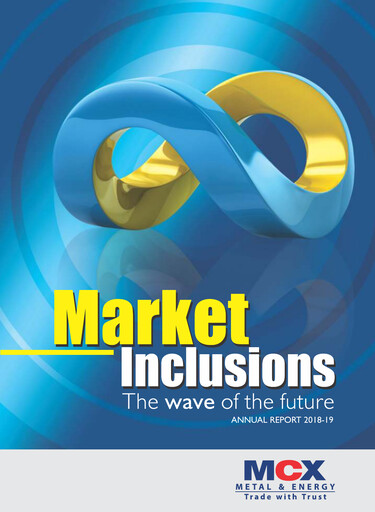 Thumbnail Multi Commodity Exchange Annual Report 2018-2019