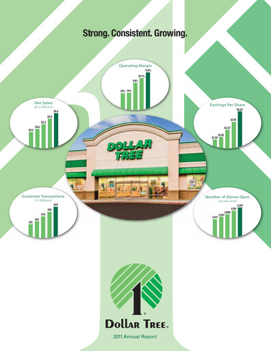 Thumbnail Dollar Tree Annual Report 2011