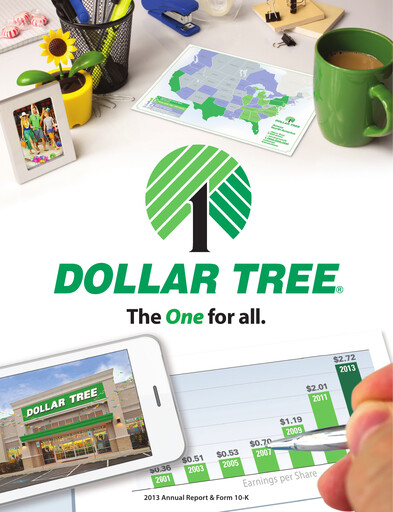 Thumbnail Dollar Tree Annual Report 2013