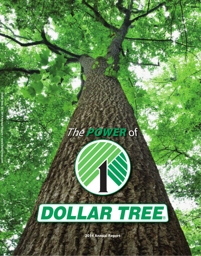 Thumbnail Dollar Tree Annual Report 2014