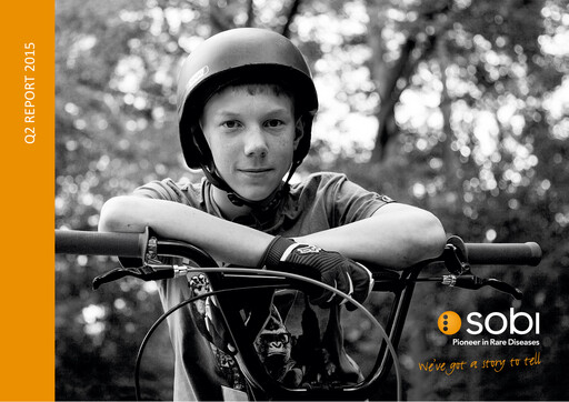 Thumbnail Swedish Orphan Biovitrum Quarterly Report 2015-q2