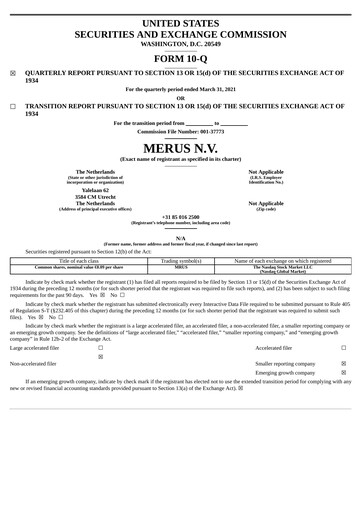 Thumbnail Merus Quarterly Report 2021-q1