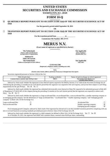 Thumbnail Merus Quarterly Report 2021-q3
