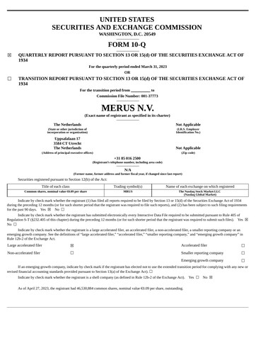Thumbnail Merus Quarterly Report 2023-q1