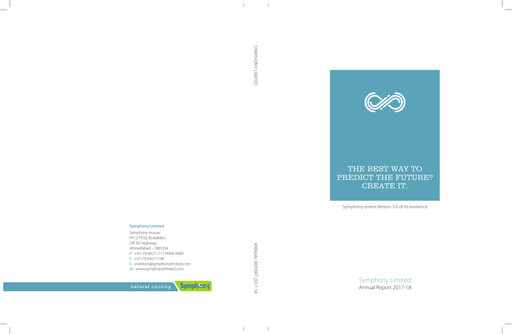 Thumbnail Symphony Limited Annual Report 2017-2018