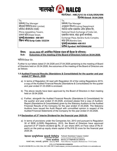 Miniature National Aluminum & Alloy Bilan financier 2025-2026