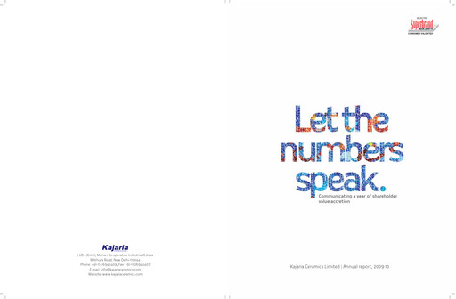 Thumbnail Kajaria Ceramics
 Annual Report 2009-2010