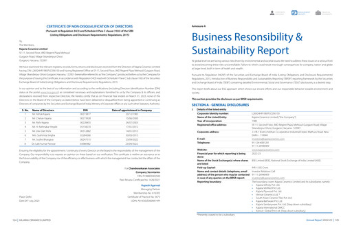 Thumbnail Kajaria Ceramics
 ESG Report 2022-2023