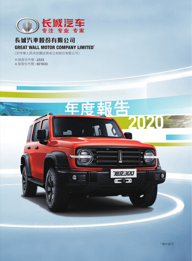 Thumbnail Great Wall Motors Annual Report 2020
