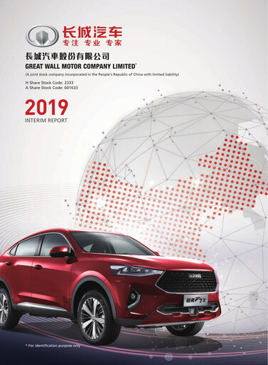 Thumbnail Great Wall Motors Half-year Report 2019-h1